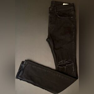 All Saints Black Cigarette Jeans